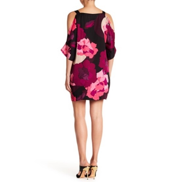 Trina Turk cold shoulder floral dress- NWT - Picture 2 of 8
